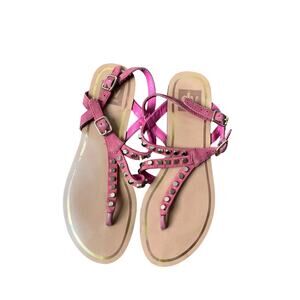 Dolce Vita Women’s Strappy Studded Sandals Pink Size 7
